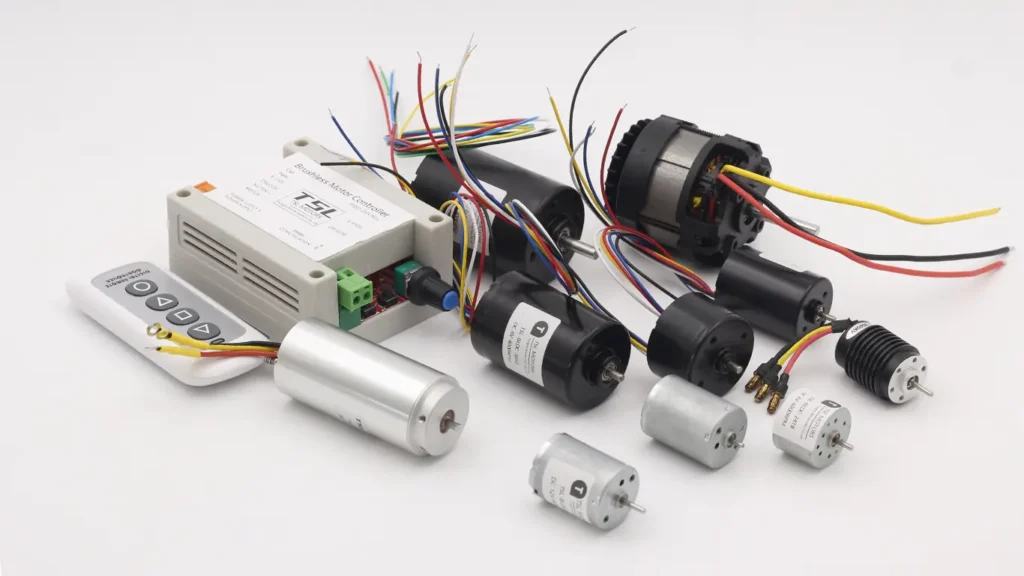 High-speed inrunner brushless DC motor featuring a compact design and precision-balanced rotor for high-RPM medical and industrial applications