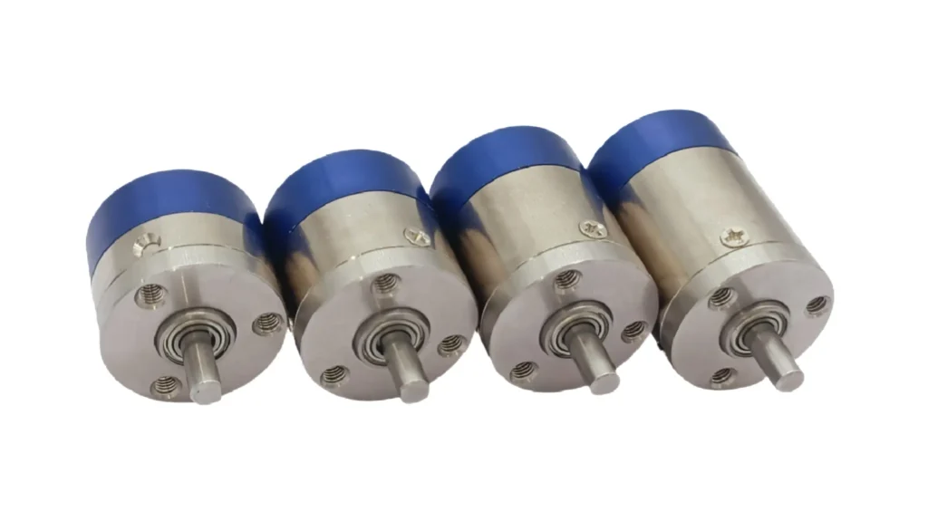 High-torque precision gearboxes including planetary, worm, and spur designs with custom reduction ratios for micro DC and brushless motors