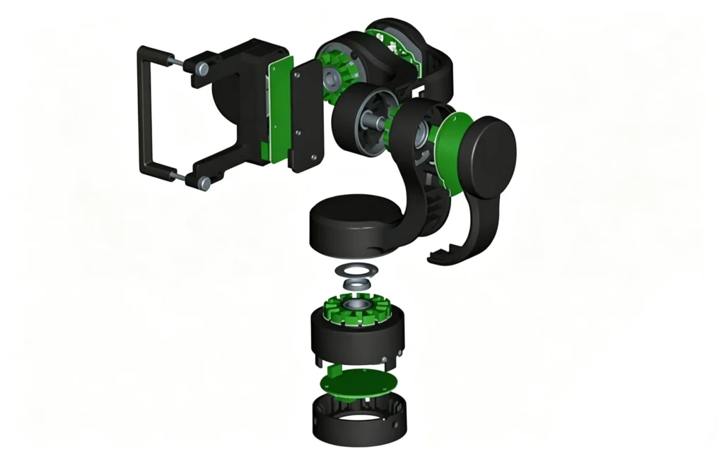 tsl three‑axis gimbal motor