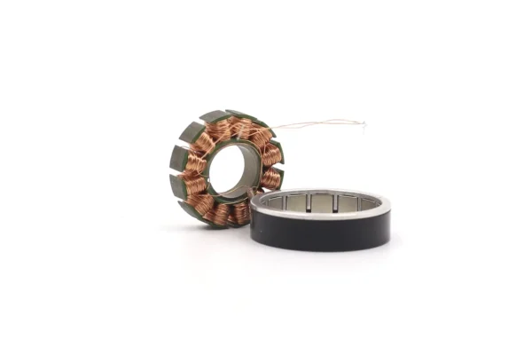 Outer rotor torque motor with 10mm hollow bore stator