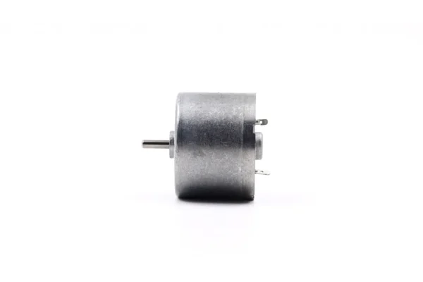 Side profile view of 12V RK-310CA micro DC motor with 18mm compact length