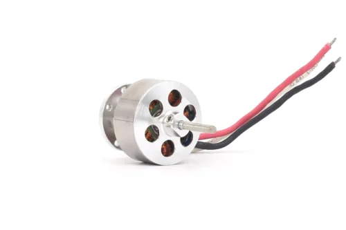 brushless dc drone motor dst2408 DST2408 brushless dc drone motor with silver anodized aluminum finish and three-phase silicone wires