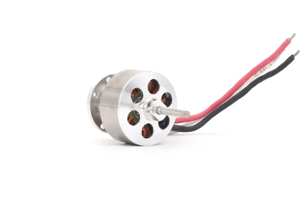 brushless dc drone motor dst2408 DST2408 brushless dc drone motor with silver anodized aluminum finish and three-phase silicone wires