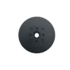 Flat top-down view of the brushless gimbal motor front face with 8-hole mounting pattern.