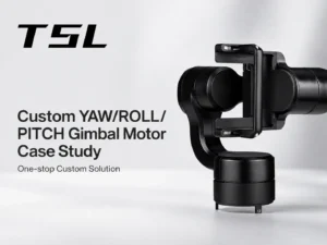 Custom YAW/ROLL/PITCH gimbal motor case study for professional stabilizers