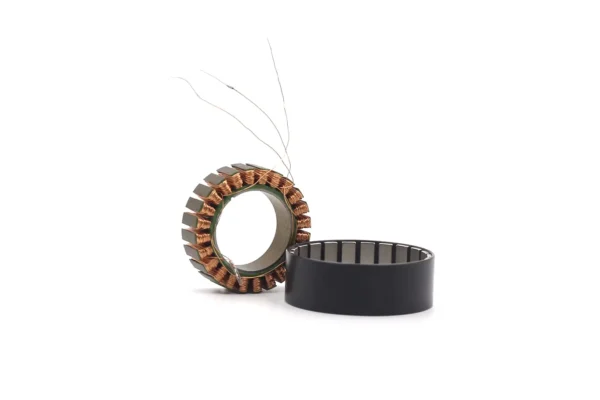 Hollow shaft brushless motor stator and rotor kit with 22mm inner bore