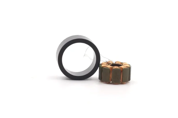 Stator and rotor components of magnetic ring version torque motor
