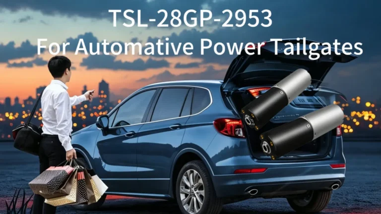 TSL-28GP-2953 integrated plastic planetary gear motor for automotive power tailgate electric support struts