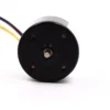 Top view of TSL-BLDC-3625 motor showing front mounting holes and center shaft