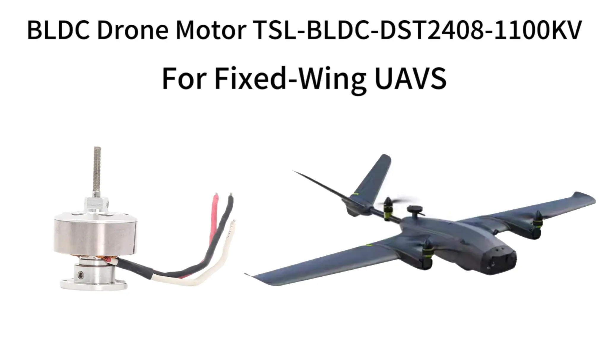 tsl bldc dst2408 1100kv fixed wing uav motor