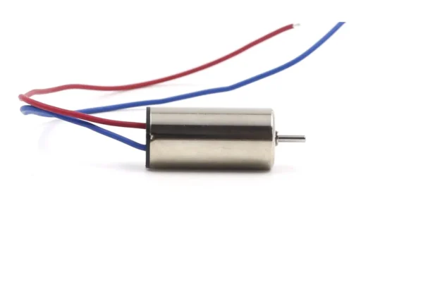 Clean side profile of TSL 1020 coreless motor showing the cylindrical body length