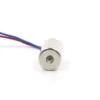 Front-end view of 1020 coreless motor focusing on the center output shaft
