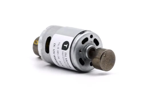 TSL-R-385-DR 12 Volt DC vibration motor with dual eccentric counterweights
