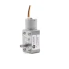 Specification sticker on the TSL-GW4632-BL2418 worm gear electric motor showing 24V 9RPM rating