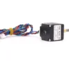 28mm linear stepper motor rear view Rear view of NEMA 11 linear screw stepper motor showing back shaft design