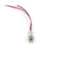 Front view of 408 coreless micro dc motor showcasing the miniature output shaft and metallic front bearing