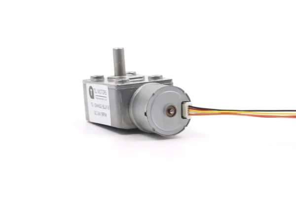 Rear control interface connector of the integrated-driver worm gear electric motor