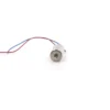 6mm coreless motor front view shaft Front view of 6mm coreless motor focusing on the 0.8mm miniature output shaft