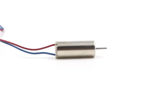 Flat side profile photo of a 716 micro coreless motor for RC drones and medical gear