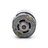 775 pmdc motor terminals red mark Rear end bell of a 775 PMDC motor with red mark positive terminal indicator