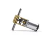 Front view of TSL-1218GW-N20-D highlighting the 4mm dual output shafts
