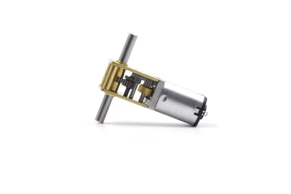 Front view of TSL-1218GW-N20-D highlighting the 4mm dual output shafts