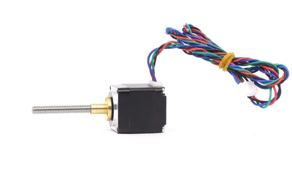 external linear screw stepper motor shaft length External type linear screw stepper motor with custom length T8 threaded shaft