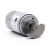 TSL-R-555-SF brushed DC electric vibrating motor showing integrated eccentric counterweight
