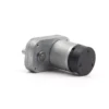 l shape geared motor 12v dc encoder motor Side view of L-shape 12v DC gear motor with encoder for high torque applications