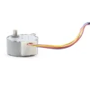 5-wire harness with white terminal block connected to a micro louver motor