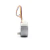 Profile side view of a compact stepper louver motor