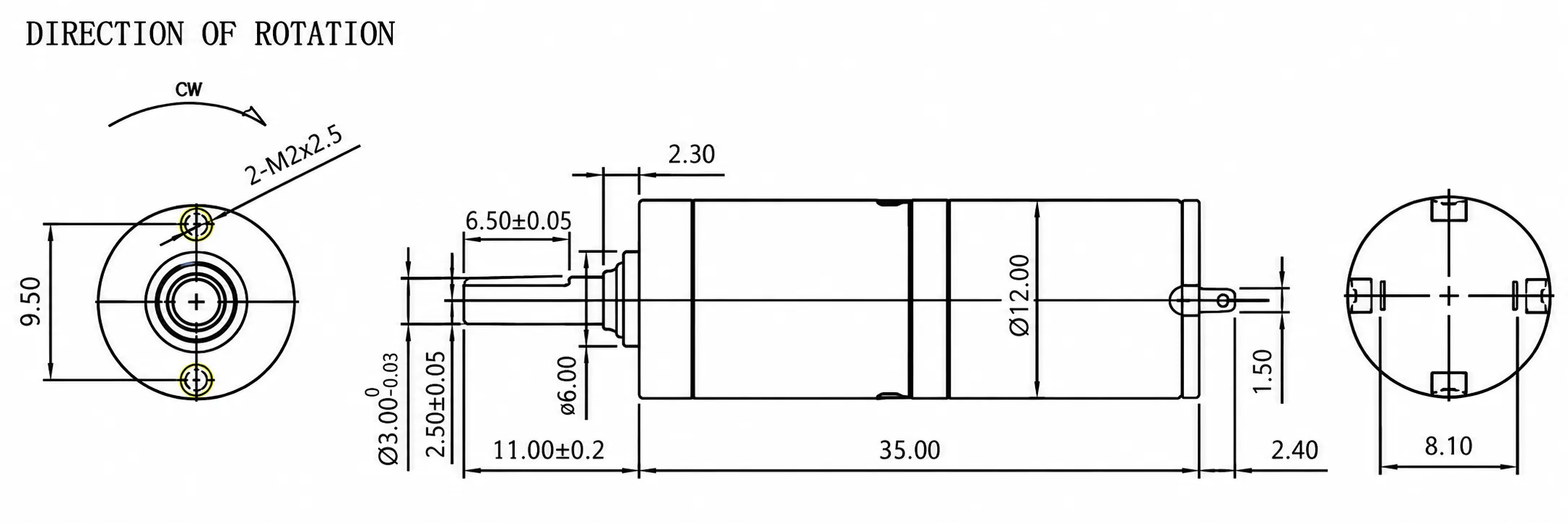micro planetary geared electric motor pg12k125 drawing micro planetary geared electric motor pg12k125 drawing