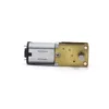 Side profile view of the 12mm miniature N20 brushed DC worm gear motor