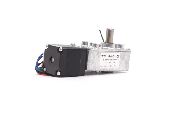 nema 11 micro worm gear motor isometric view