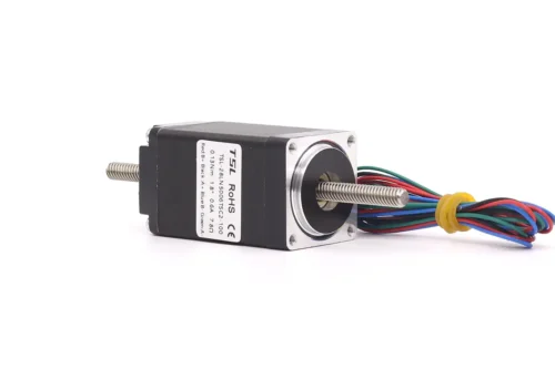 TSL-28LN NEMA 11 non captive linear actuator with integrated 4-pin JST electrical wire plug connector