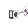 Front mounting face of NEMA 14 stepper motor showing 4-M2.5 threaded holes and 22mm pilot diameter