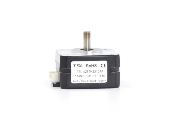 TSL-42STH2310A4 NEMA 17 stepper motor with 0.16Nm torque specification label