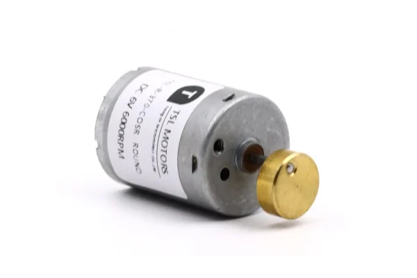 Small DC vibration motor model TSL-R-370-COSR with a single copper eccentric head