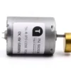 Small DC vibrator motor with product label specifying DC 6V 6000RPM