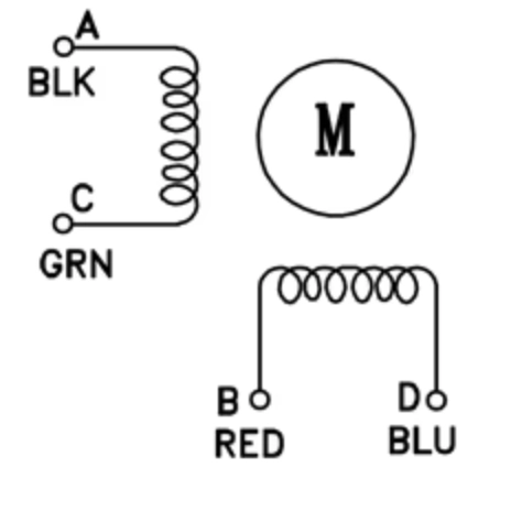 tsl 28le series hybrid stepper motor electrical schematic diagram tsl 28le series hybrid stepper motor electrical schematic diagram