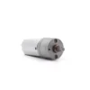 Three-quarter view of the TSL-GA20-130 20mm brushed DC motor integrated with a spur gearbox