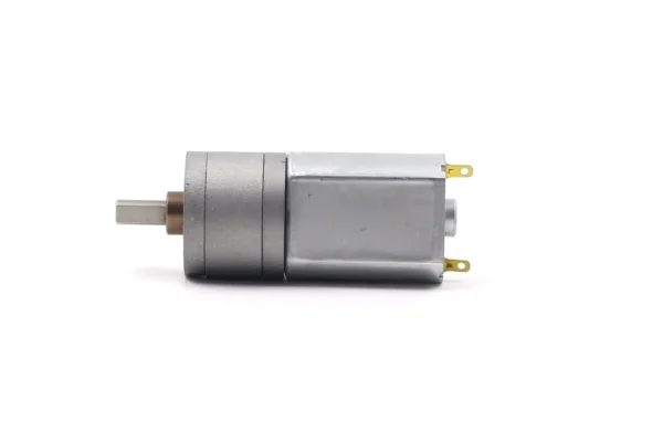 Side profile view of the TSL-GA20-130 brushed DC motor assembly