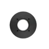 Top-down flat view of TSL-GB7215 brushless gimbal motor showing the smooth black anodized casing surface, precision hollow shaft center bore, and 4 symmetrical mounting holes