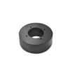 Three-quarter perspective view of the TSL-GB7215 large hollow bore gimbal motor showcasing the clean, sleek black housing and top face mounting patterns without wiring visible