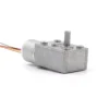 TSL-GW4632-BL2418 right-angle worm gear electric motor with a 6mm D-shaped output shaft