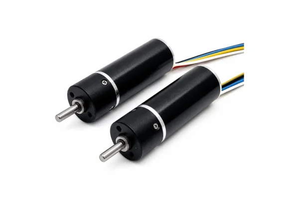 16mm miniature planetary brushless DC gear motor with 285mm lead wires and JST connectors for robotics
