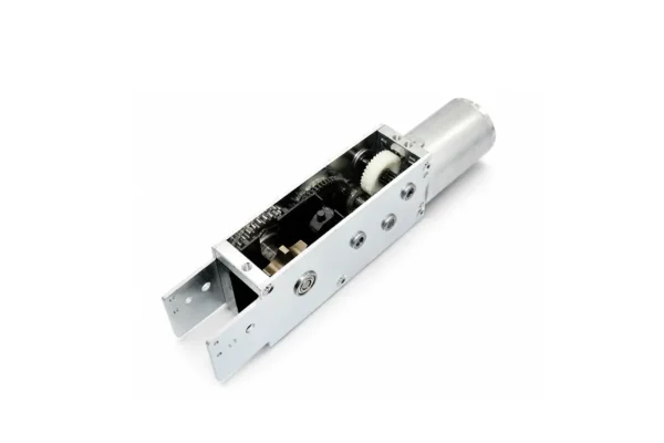 High torque 24V DC window opener motor with worm gearbox reduction mechanism