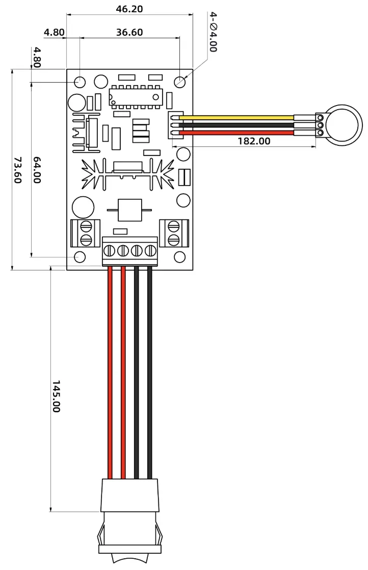 ccm2 pwm motor controller dimensions drawing ccm2 pwm motor controller dimensions drawing
