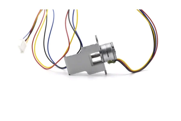 Underside view of the mini linear stepper actuator support frame