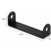 u shaped chassis mount bracket dimensions